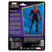 Vue rapprochée du visage détaillé de la figurine Spider-Man Spider-Shot