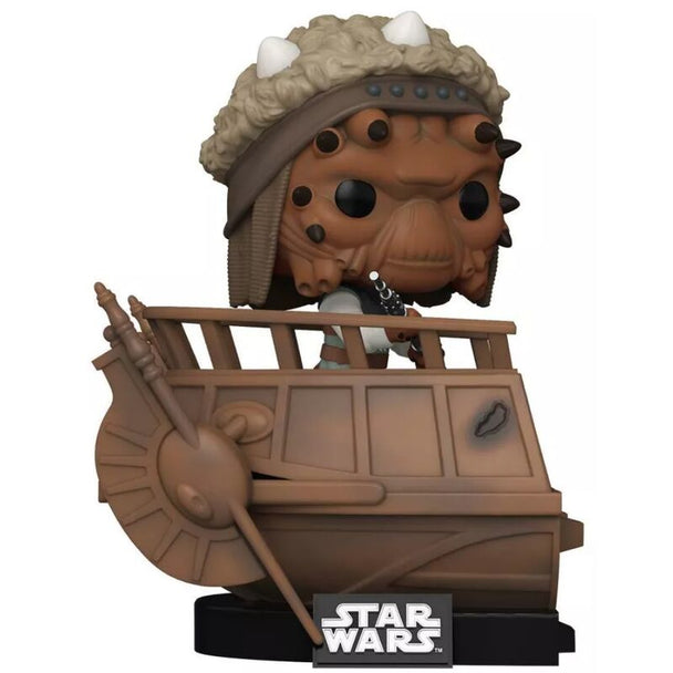 Figurine POP Deluxe Star Wars Nikto Skiff Guard exclusive FUNKO vue de face avec détails précis