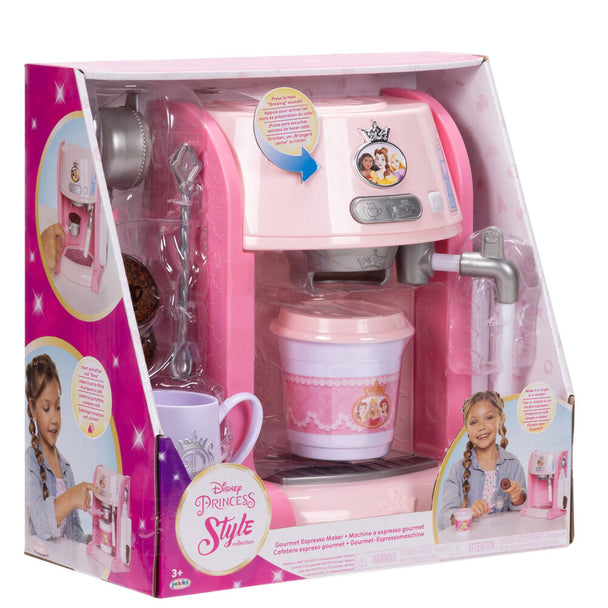 Détail du bouton de commande de la machine à espresso Disney Princesses