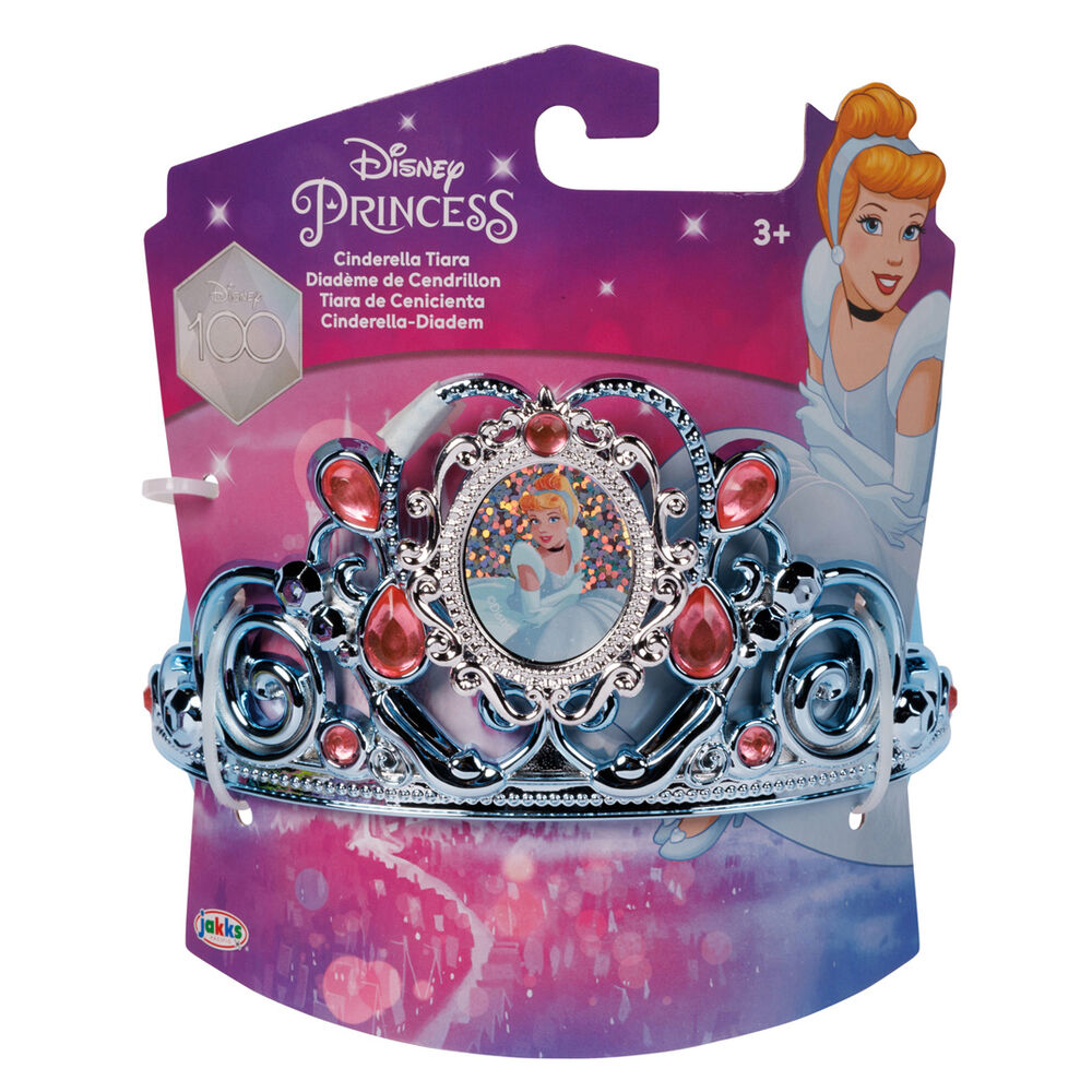 Vue rapprochée d'une couronne tiara rose inspirée de la princesse Ariel
