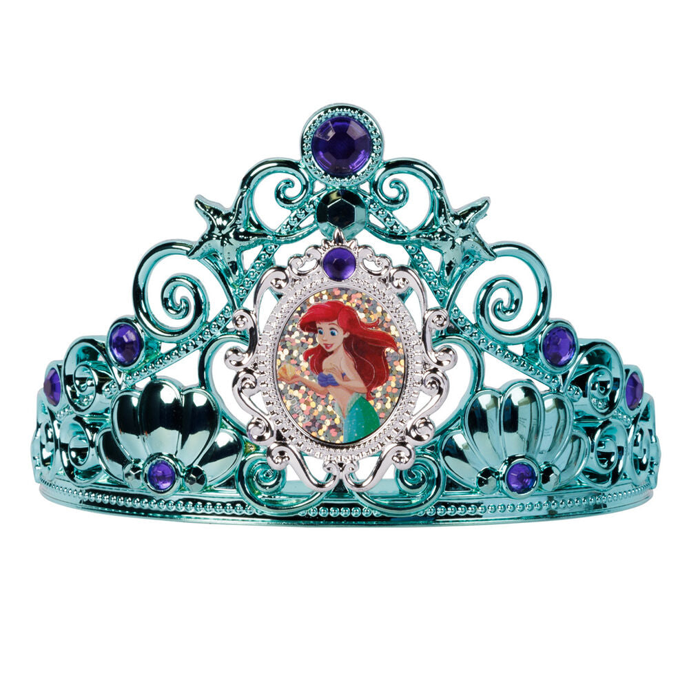 Couronne tiara bleue avec pierres précieuses imitation pour enfant