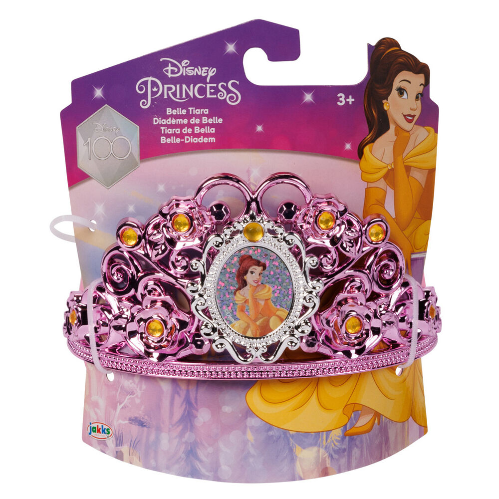 Collection complète des 13 couronnes tiara Disney Princesses exposées