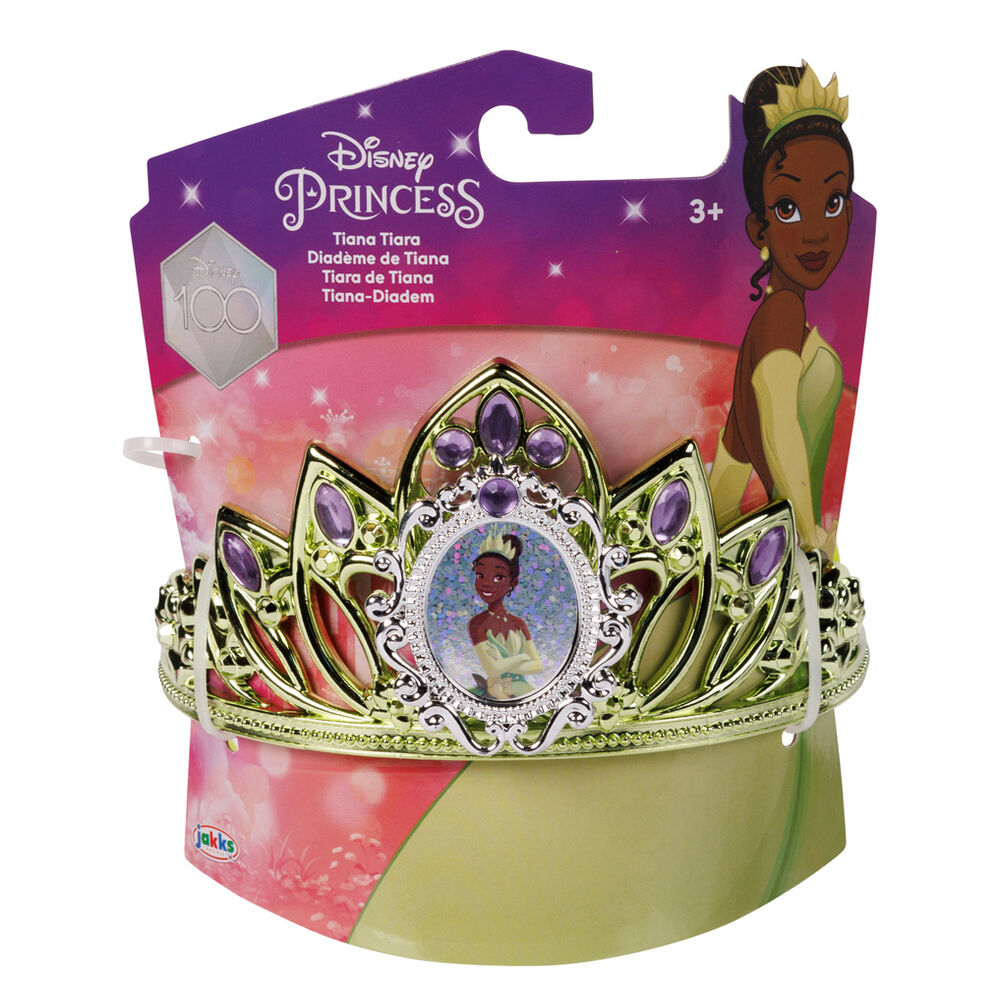 Couronne tiara violette décorée de perles et paillettes scintillantes
