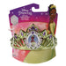 Couronne tiara violette décorée de perles et paillettes scintillantes