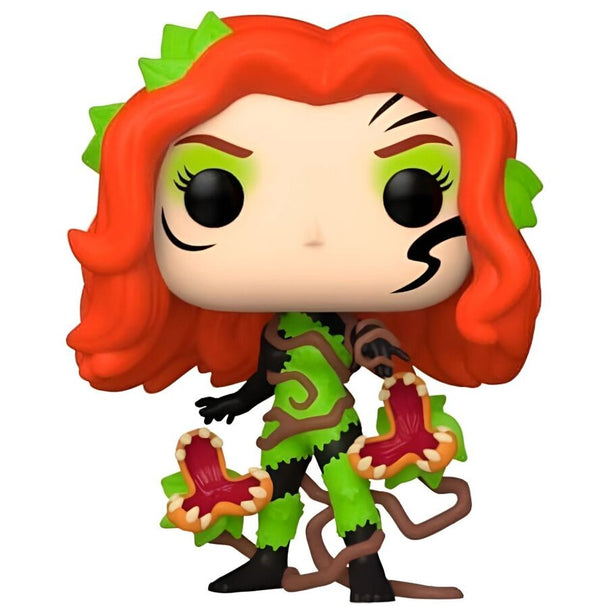 Packaging de la figurine Funko POP Batman Poison Ivy exclusive, boîte cadeau vinyle avec design détaillé
