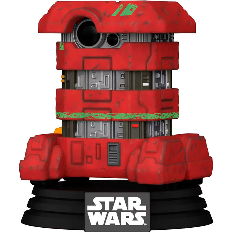 Vue rapprochée de la figurine Funko POP B2EMO Star Wars montrant les détails et couleurs authentiques.