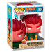 Vue latérale de la figurine FUNKO POP de Might Guy montrant les détails précis de sa coiffure et de sa posture dynamique.