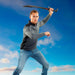 Katana Fortnite G.I. Joe Snake Eyes présenté en position inclinée mettant en valeur la lame