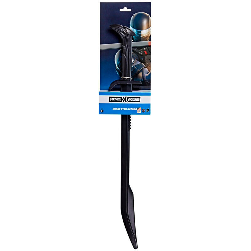 Accessoire officiel HASBRO Fortnite Snake Eyes avec emballage visible en arrière-plan