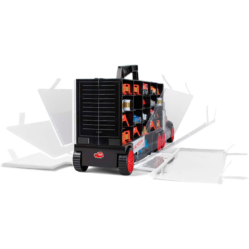 Enfant jouant avec le coffret camion 42 pièces, développant sa créativité et motricité