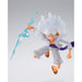Figurine Monkey D Luffy Gear 5 en position dynamique, 15,5 cm, vue de face avec détails précis