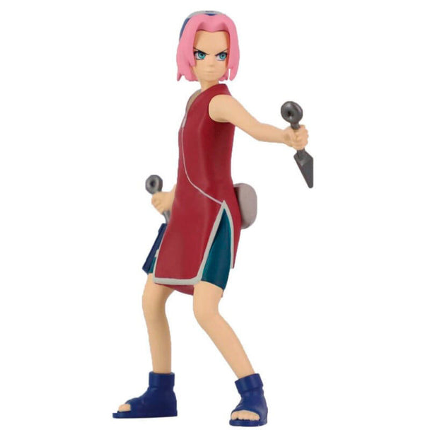 Pack de 3 figurines Naruto Shippuden COMANSI avec Naruto, Sasuke et Sakura, hauteur 10 cm