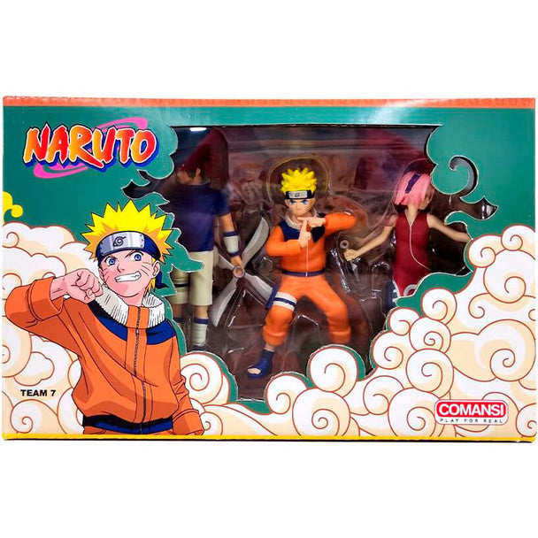 Figurine Naruto Uzumaki en tenue orange vif, détail soigné, hauteur 10 cm