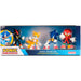 Figurine Sonic the Hedgehog bleue non articulée vue de face avec détails précis