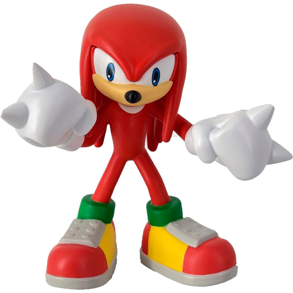 Figurine Knuckles rouge du pack Sonic the Hedgehog, finition soignée et réaliste