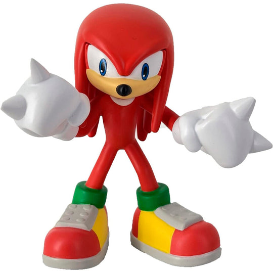 Figurine Knuckles rouge du pack Sonic the Hedgehog, finition soignée et réaliste