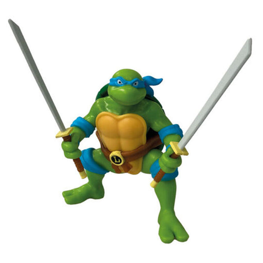 Packaging officiel COMANSI du pack 4 figurines Ninja Turtles de 9 cm