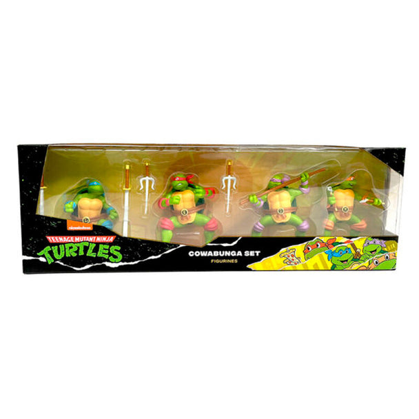 Figurine Michelangelo Ninja Turtles COMANSI de 9 cm avec nunchaku orange