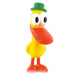 Pack complet des 5 figurines Pocoyo COMANSI alignées sur fond blanc