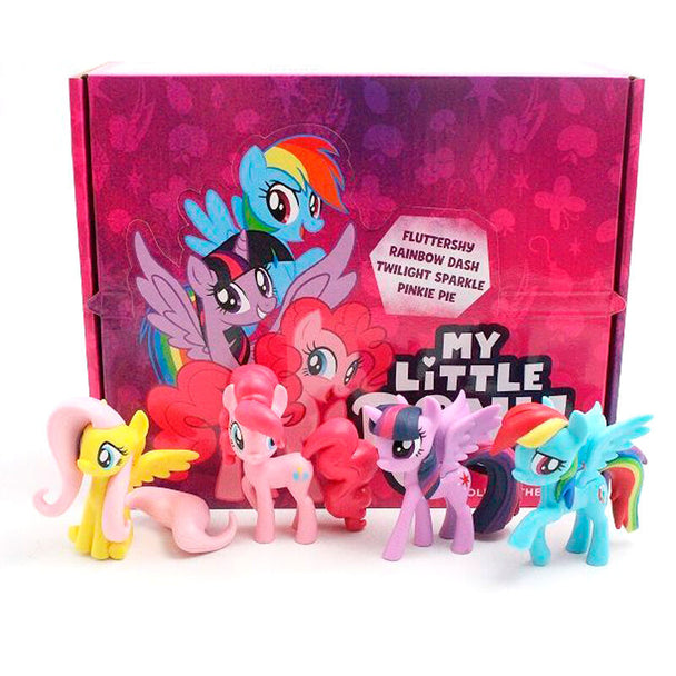 Figurine My Little Pony COMANSI assortie mesurant entre 6.5 et 7.5 cm, idéale pour collection ou jeu.