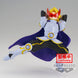Détail du visage de la figurine Yuga Aoyama avec expression caractéristique