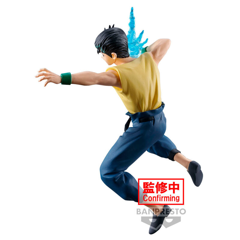 Vue arrière de la figurine Yusuke Urameshi BANPRESTO soulignant la qualité de fabrication