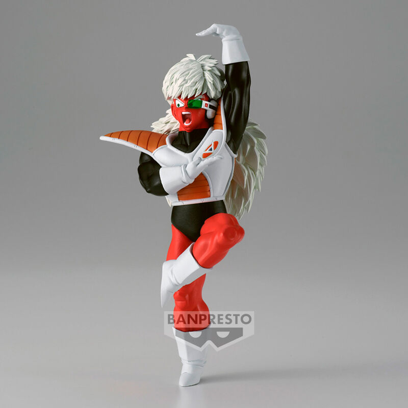 Photo de la figurine Jeice posée sur un socle, illustrant sa stabilité et son design soigné