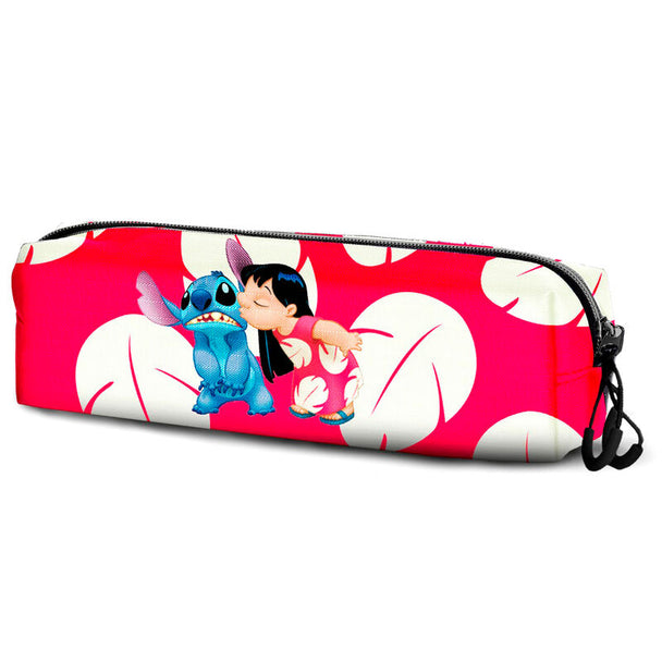 Trousse à crayons Disney Stitch KARACTERMANIA vue de face avec fermeture éclair