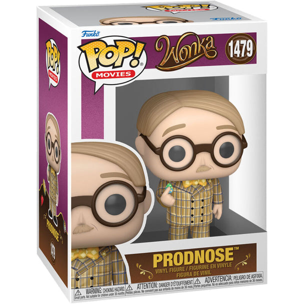 Figurine Funko POP Wonka Prodnose en position latérale montrant les finitions soignées
