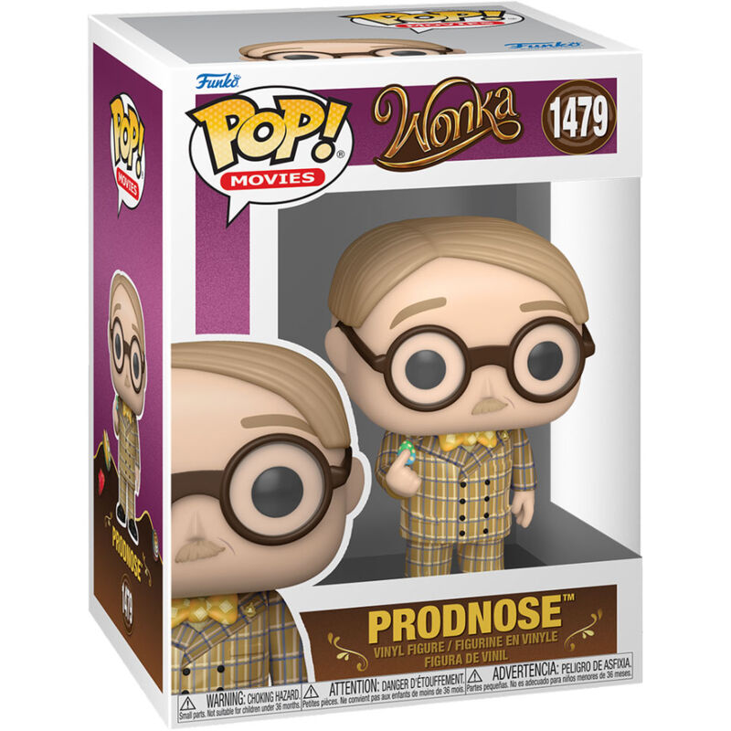 Figurine Funko POP Wonka Prodnose en position latérale montrant les finitions soignées
