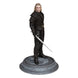 Figurine Geralt de Rivia 17cm, vue de côté montrant l'épée et les vêtements caractéristiques du personnage emblématique de The Witcher