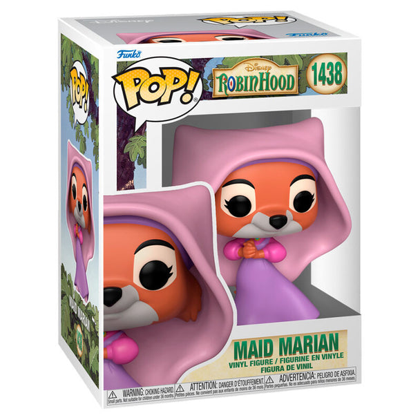 Figurine Funko POP Robin Hood Disney en vinyle de 9 cm dans sa boîte vitrine