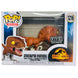Détail de la figurine Atrociraptor Panthera Funko POP Jurassic World 3 exclusive montrant les couleurs et textures réalistes