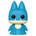 Figurine POP Funko Pokémon Munchlax de 25 cm en gros plan montrant la texture et la finition soignée