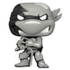 Vue arrière de la boîte Funko POP Michelangelo montrant les logos officiels et informations produit
