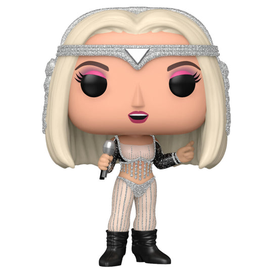 Figurine Funko POP Cher Living Proof en vinyle de 9 cm dans sa boîte vitrine avec fenêtre transparente