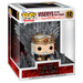 Vue latérale de la figurine POP Deluxe Viserys sur le Trône de Fer, mettant en avant les couleurs et finitions soignées.