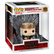 Vue latérale de la figurine POP Deluxe Viserys sur le Trône de Fer, mettant en avant les couleurs et finitions soignées.
