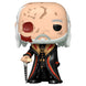 Figurine Funko POP Viserys Targaryen Chase de 9 cm issue de House of the Dragon présentée en boîte vitrine