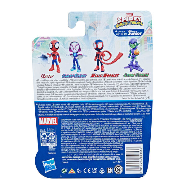 Collection de figurines Marvel Amazing Friends, avec Spidey au centre