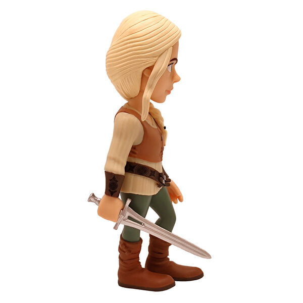 Emballage officiel de la figurine Ciri The Witcher MINIX 12cm prêt à offrir
