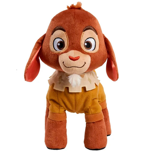 Peluche Valentino Disney Wish de 28cm en position debout, vue de face avec détails précis