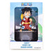 Image du réveil Luffy avec alarme programmée, montrant clairement le bouton ON/OFF pour activer ou désactiver