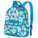 Sac à dos Disney Stitch Aloha de 27cm vue de face avec design coloré et logo KARACTERMANIA