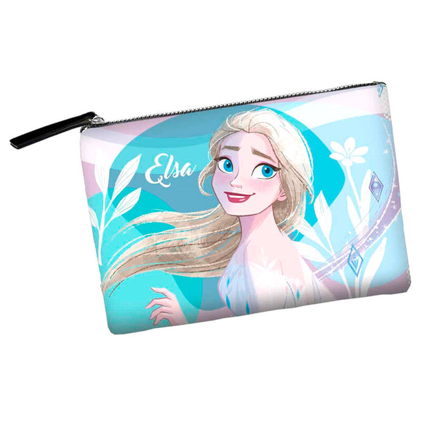 Trousse de toilette Disney Frozen 2 été KARACTERMANIA avec fermeture zippée et design coloré, dimensions 22,5x30,5x2cm.