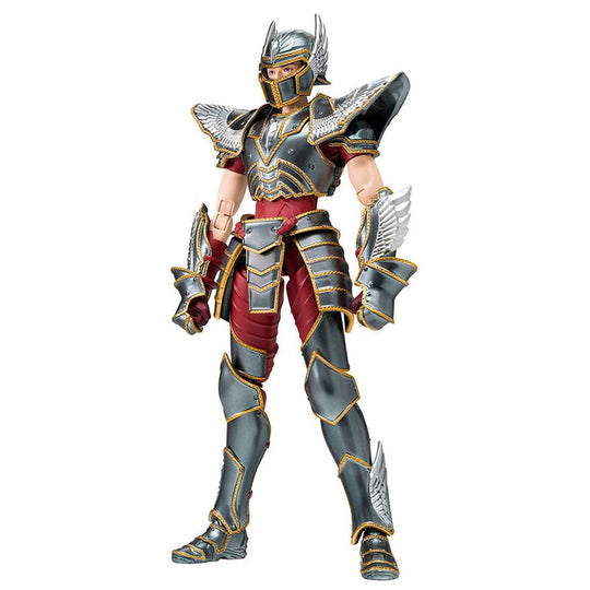 Figurine articulée Saint Seiya Pegasus Seiya en position dynamique avec armure détaillée