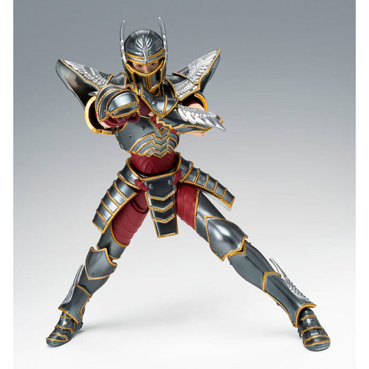 Vue de face de la figurine Pegasus Seiya de 17cm avec armure brillante TAMASHII NATIONS