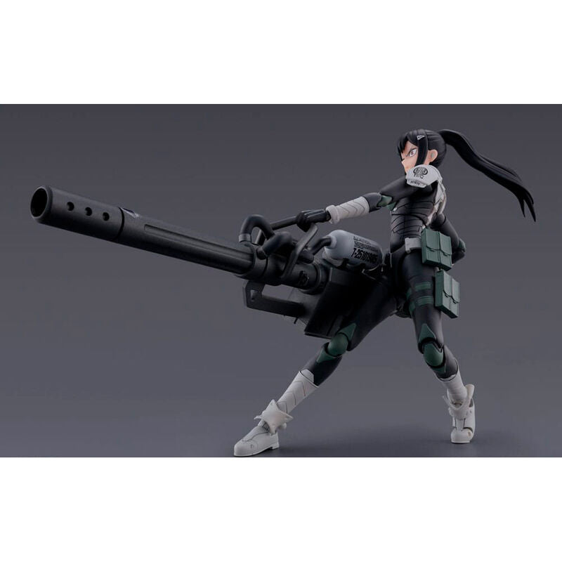 Vue latérale de la figurine Mina Ashiro Kaiju no 8 montrant l'articulation et les détails