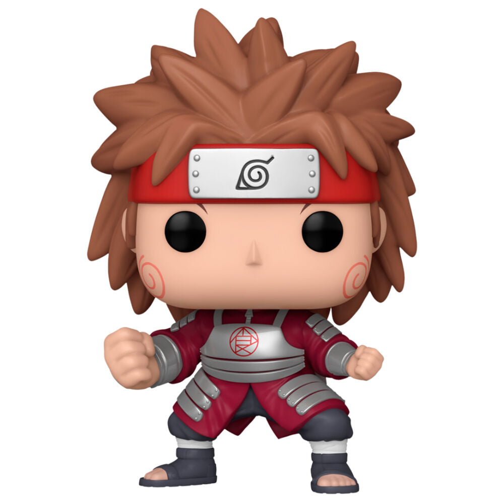 Vue rapprochée de la figurine Funko POP Choji Akimichi montrant les détails et les couleurs vives