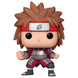 Vue rapprochée de la figurine Funko POP Choji Akimichi montrant les détails et les couleurs vives